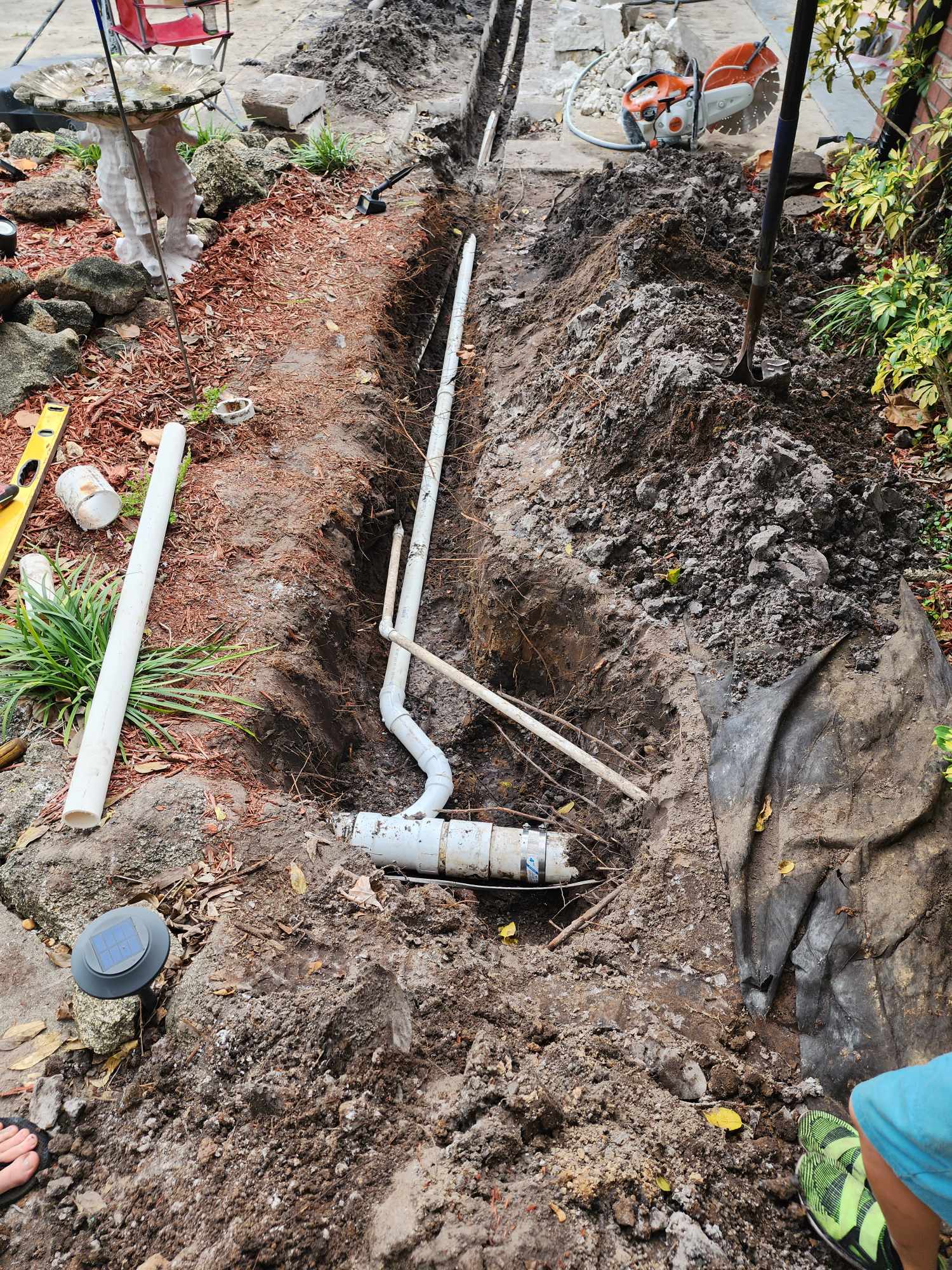 AMN sewer line repair