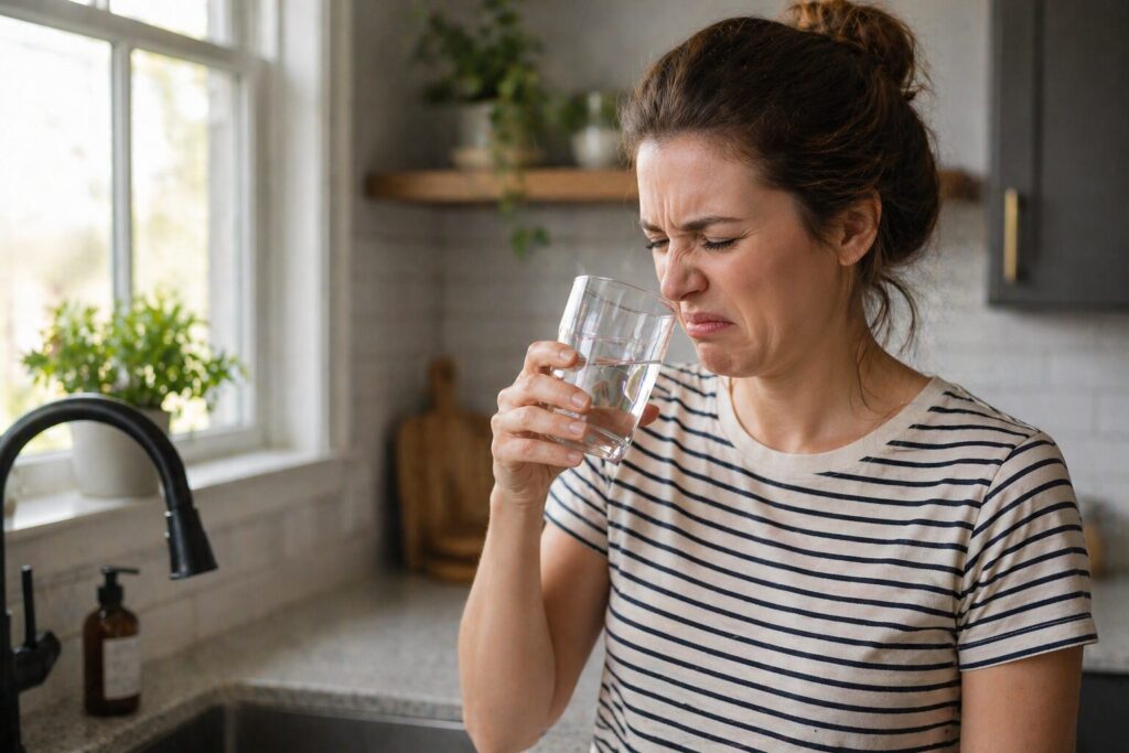 why does my water smell bad